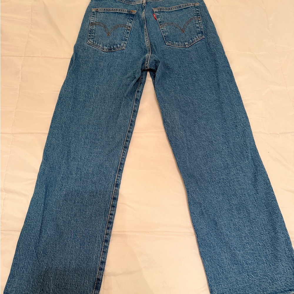 Levi's Ribcage straight leg jeans